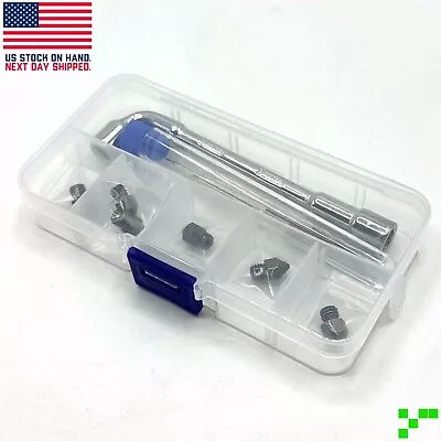 Hardened Steel Nozzle Kit 3D Printer Extruder For Ender 2 3 5 MK8 A6 A8 CR-10 • $8.96