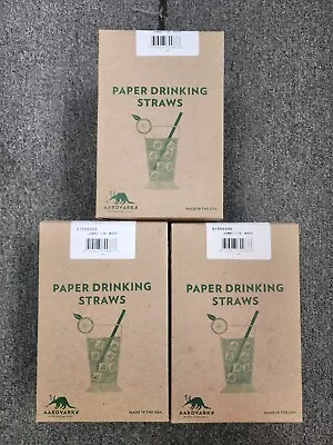 Aardvark Paper Straws Jumbo White Unwrapped 7.75  Straws 1800 Count (61500206) • $29.99