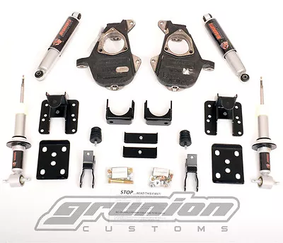 Chevy GMC 3/5 4/6 Or 5/7 Lowering Kit 2007 - 2013 Silverado Sierra McGaughys • $780.89