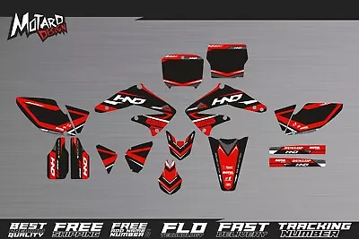 Graphics Kit For Honda CRF 450 R 2002 2003 2004 Decals Stickers By Motard Design • $159.90