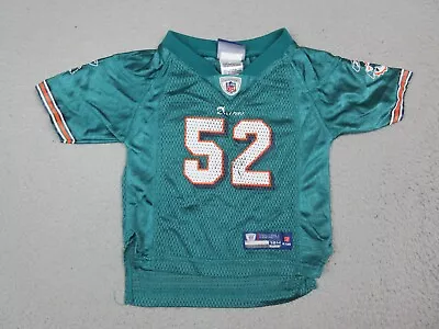 Channing Crowder Miami Dolphins Jersey Infant Large Green NFL Football Reebok • $24.85