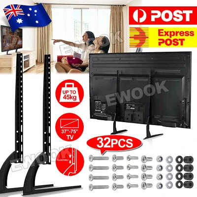 Universal TV Riser Stand Mount For Samsung Sony Sharp 37-75  LCD LED Sony TCL TV • $17.45