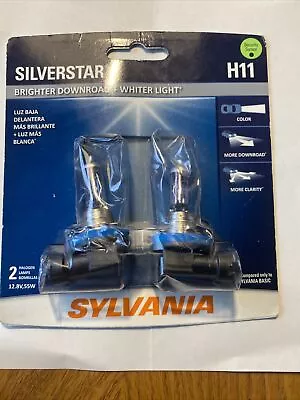 Sylvania H11 SilverStar High Performance Halogen Headlight 2-Bulbs OPENBOX • $15