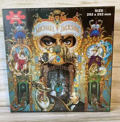 1991 Michael Jackson Dangerous Album Cover 150pc Puzzle Sealed NOS MJJ England • $115
