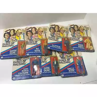 1981 Mego Vintage Dukes Of Hazzard Action Figures Lot Of 7 3 3/4” Figures • $599