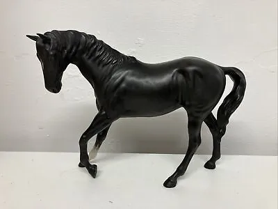 Vintage Beswick Black Beauty Horse Ceramic Figure Ornament - READ DESCRIPTION • £22