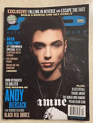 $14.05 • Buy AP Alternative Press Magazine Issue 305.1 305 Dec 2013 Andy Biersack, PAGE CUTS