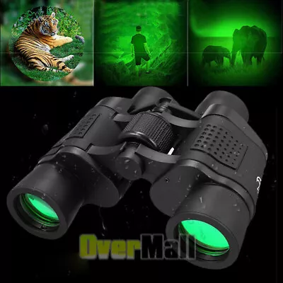 German Military Army 60x60 BK-4 Prism HD Night Vision Binoculars Goggles Hunting • $36.63