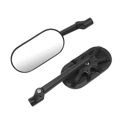 Handlebar Rearview Side Mirrors CNC Aluminum Motorcycle Scooter ATV Accessories • $49.40