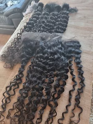 PERUVIAN RAW VIRGIN HAIR WATER WAVE 28+28+30+30&24INCH D LACE FRONTAL 13X4 490g • $682.60