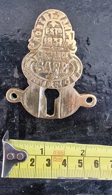 £16.99 • Buy Safe Plaque Safe Plate Escutcheon Tanns
