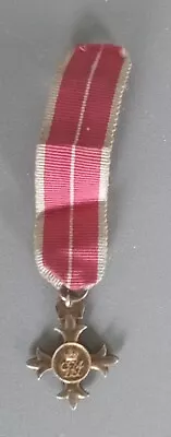 Original British MBE Medal With Military Ribbon 1999 Version • £32