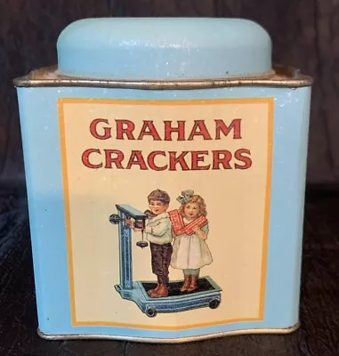 Graham Crackers National Biscuit Co Vintage/Retro Advertising Tin - Bristol Ware • $19.99