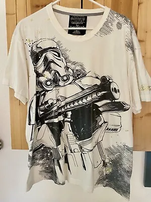 Marc Ecko 2008 Star Wars Cut & Sew T-Shirt Mens 2XL Stormtrooper Nearly Perfect • $45