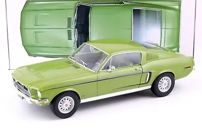 1968 1:12 Norev Ford Mustang Fastback Gt Coupe Green Light Metallic 122704 • £138.21