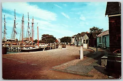 Mystic Seaport Mystic Connecticut - Postcard • $4.98