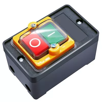 220V/380V Push Button Switch On Off Start Stop 3 Phase Motor Switch With Box • $15.20