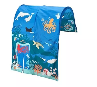 IKEA KURA Bed Tent Ocean Animals Pattern Canopy For Children & Kids405.284.48 • £61.99