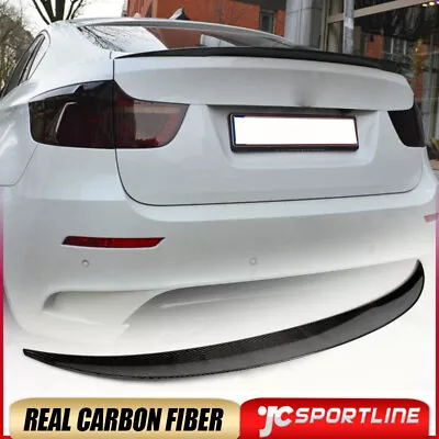 Fit For BMW X6 E71 SUV 2008-2014 Carbon Fiber Rear Boot Trunk Spoiler Wing Lip • $180.49