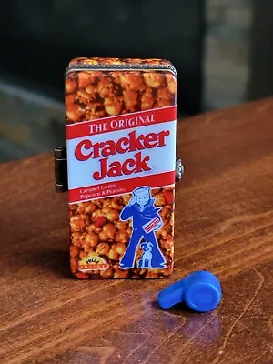 Cracker Jack PHB Porcelain Hinged Box Midwest Of Cannon Falls With Whistle • $50