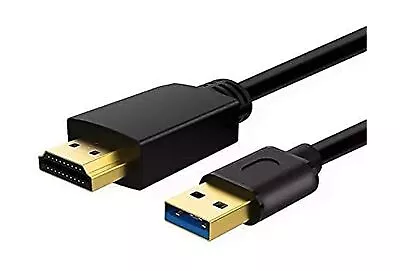 USB To HDMI Adapter Cable For Mac OS Windows 10/8/7/Vista/XP USB 3.0 To HDMI... • $17.99