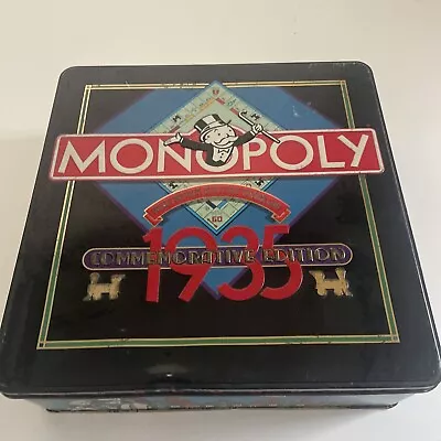 Monopoly 1935 Commemorative Tin Edition 1985 50th Anniversary Board Game • $20