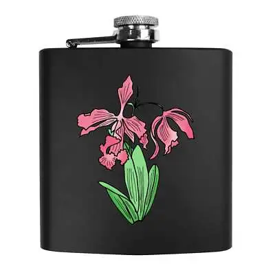 6oz (170ml) 'Pink Orchid' Pocket Hip Flask (HP00027078) • £14.99