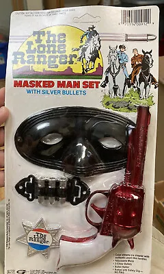 $19.99 • Buy The Lone Ranger Masked Man Set With Silver Bullets OSS Mint On Card