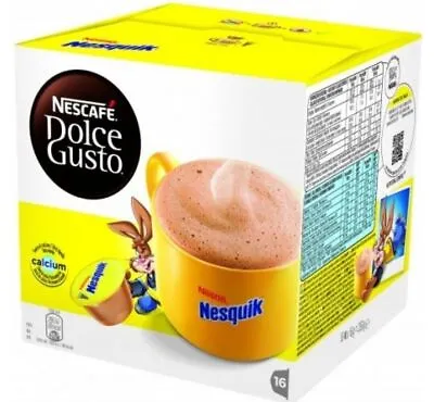 Nescafe Dolce Gusto Nesquik Hot Chocolate Drink Capsules 16 Pods • $41.24