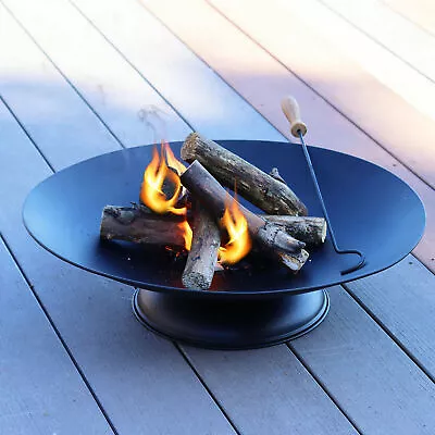 £12.99 • Buy Outdoor Fire Pit Garden Fire Pit Camping Patio Heater Large Log Burner BBQ Bowl