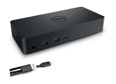 4K DELL D6000 USB-C & USB 3.0 Universal Docking Station Extend 3 Displays +Power • $299