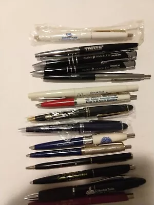 Lot Of 60 Vintage Pens Variety Mixed Assorted Advertising Untested  • $29.50