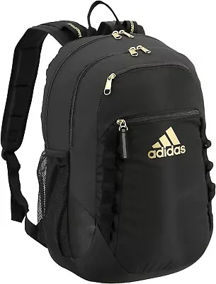 Adidas Excel 6 Backpack Sport Black/Gold With 16  Laptop Sleeve-Unisex Brand NEW • $34.99