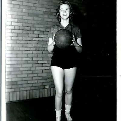 C1950s Marshalltown IA High School Girl Basketball RPPC Real Photo Postcard A45 • $9.25