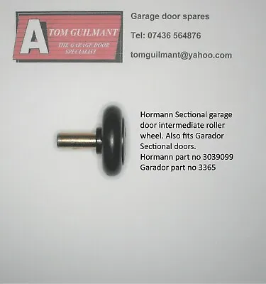 Hormann Sectional Garage Door Side Roller Wheel 3039956 - Garador 3365 • £16.90