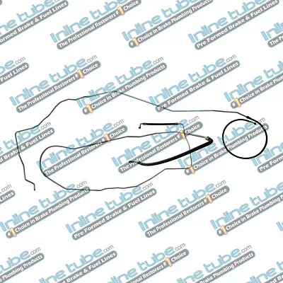 06-11 Chevrolet Hhr Metal Main Return Vapor Fuel Gas Lines Kit Set Tubes Oe 2Pc • $139.99