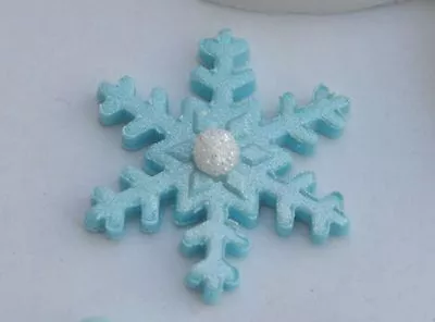 £9.95 • Buy 24 Edible Snowflakes Birthday Cake Toppers. Edible Snowflake Cake Decorations