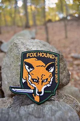 FOXHOUND Iron On Patch For Metal Gear Solid Cosplay By ZanzibarLand • $8.99