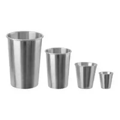 Stainless Steel Metal Cup Beer Cups White Wine Glass Coffee Tumbler Travel • $4