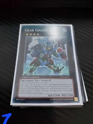 $6 • Buy Gear Gigant X - CT10-EN017 - Super Rare - Yu-Gi-Oh! Card