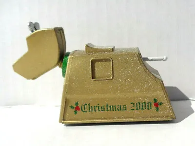 Doctor Who Dapol Gold Colored K-9 Christmas Ornament 2000 • $375