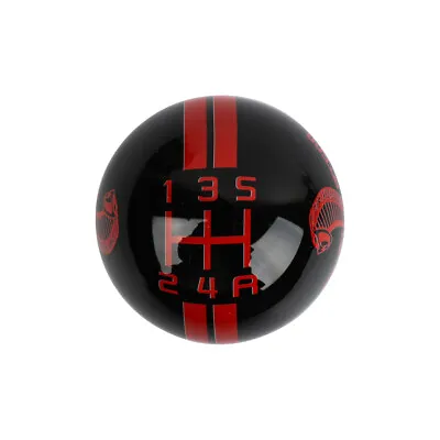 For Ford Mustang Shelby GT500 Stick Shift Knob 5 Speed Lever Resin Black-Red • $18.88