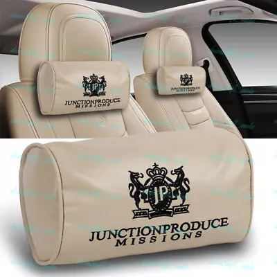 X2 Embroidery Car Neck Rest Pillow Headrest Cushion For JP JUNCTION PRODUCE VIP • $23.58