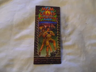 Vintage Amusement Park Brochure MGM Grand Adventures Las Vegas • $12.95