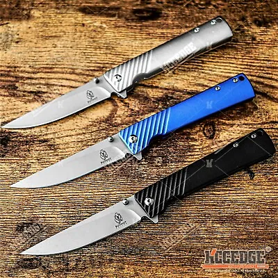 8 1/4 Inch EDC Pocket Knife Straight Back Blade Tactical Knife Camping Knife • $18.07