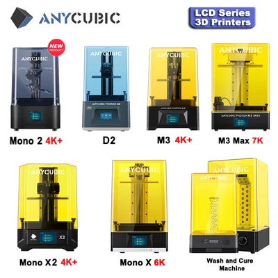 $299 • Buy ANYCUBIC Mono 2/ Photon D2/ M3 Max 7K LCD Resin 3D Printer Fast Printing Lot