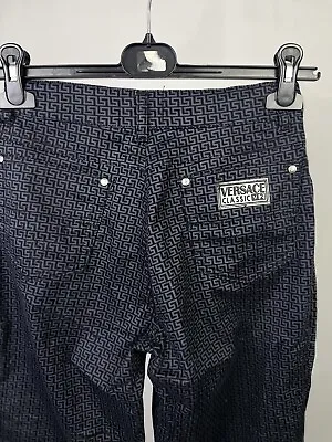 Versace Classic V2 Vintage Cotton Monogram Pants Size 27 • $69