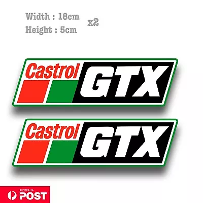 CASTROL Oil GTX  Vintage Car  Vinyl  Sticker  • $7.30
