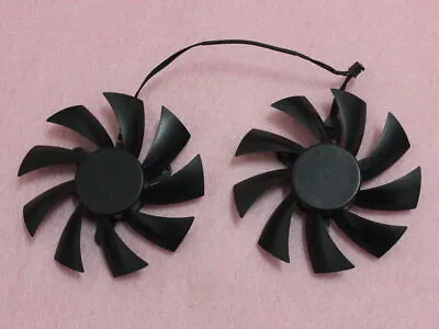 Pair Fans Cooler Fan For EVGA GTX 760 GTX 770 PLA09215B12H 87mm Graphics Card • $15.21