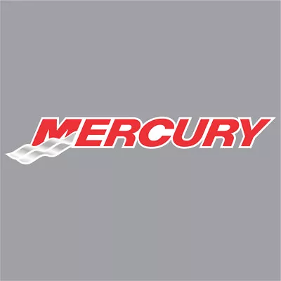 700-108 Mercury Red Carpet Graphic Decal Sticker For Fishing Bass Boats • $11.99